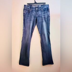 Express Women's Dark Blue Bootcut Jeans